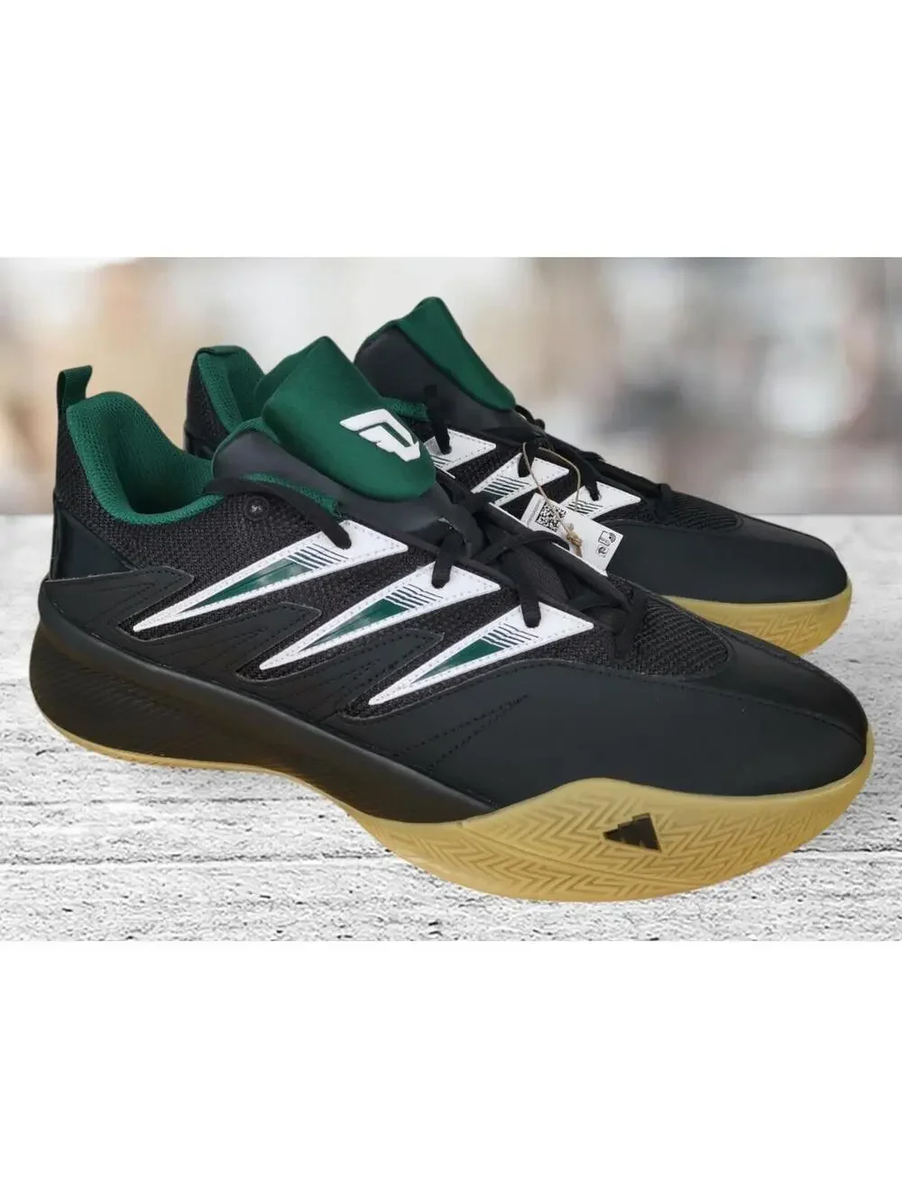 adidas Dame Certified 3 Black /Green Men Basketball Shoes Size 11.5‎ NEW